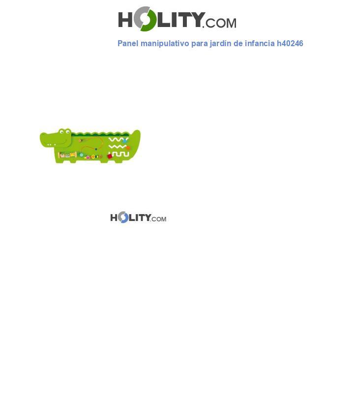 Panel manipulativo para jardín de infancia h40246