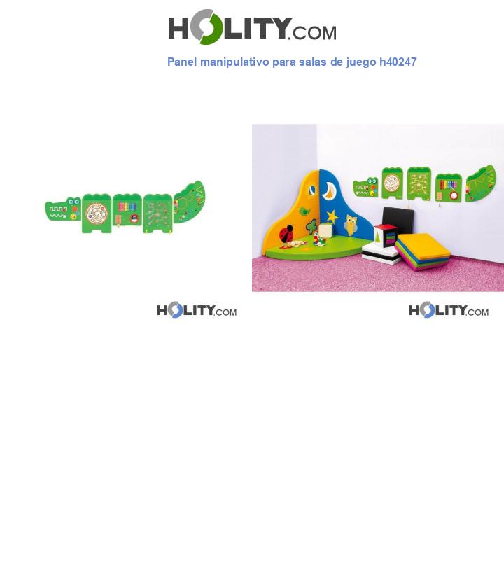 Panel manipulativo para salas de juego h40247