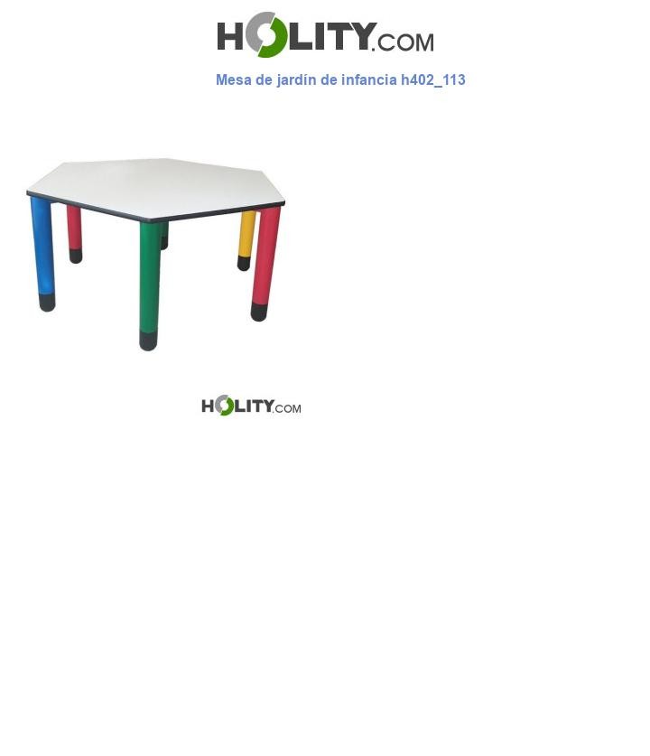 Mesa de jardín de infancia h402_113