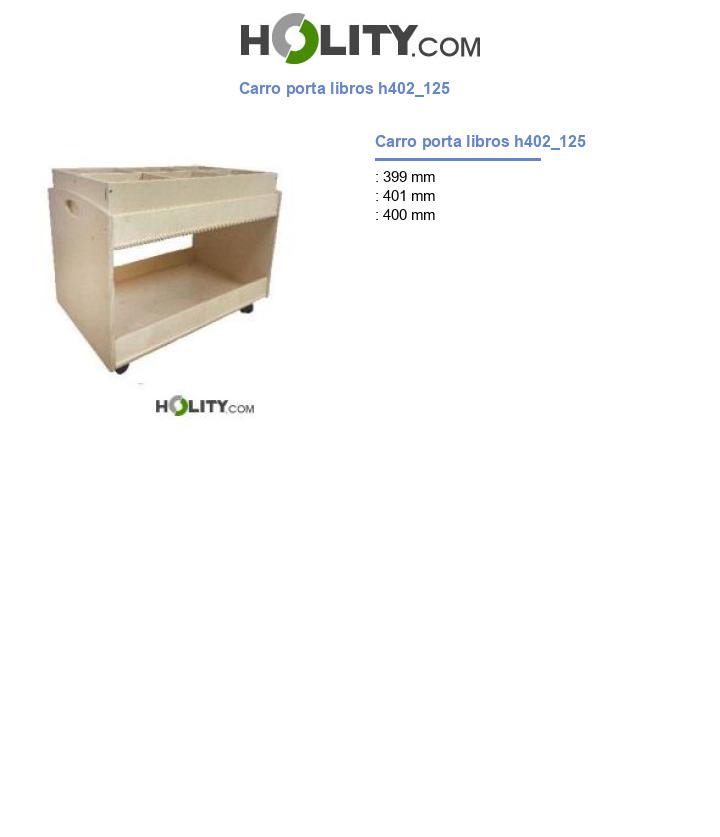 Carro porta libros h402_125
