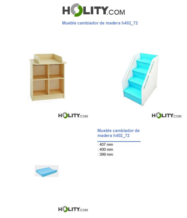 Mueble cambiador de madera h402_72