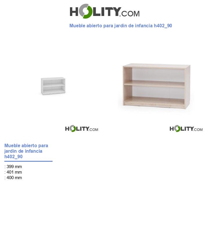 Mueble abierto para jardín de infancia h402_90