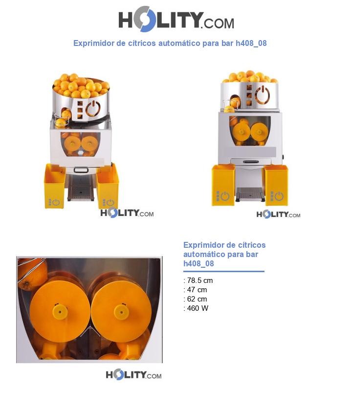 Exprimidor de cítricos automático para bar h408_08
