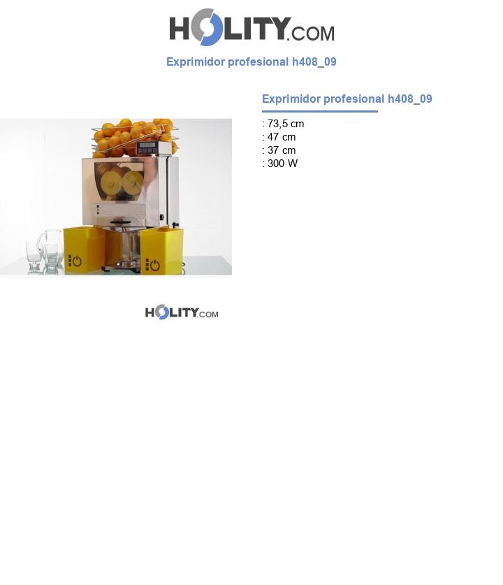 Exprimidor profesional h408_09