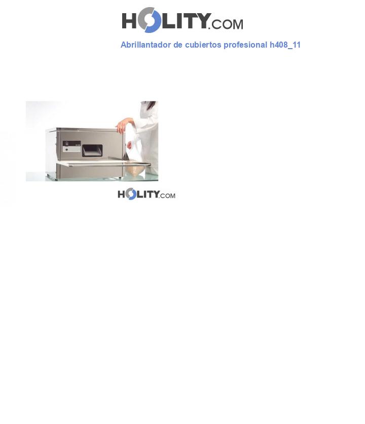 Abrillantador de cubiertos profesional h408_11