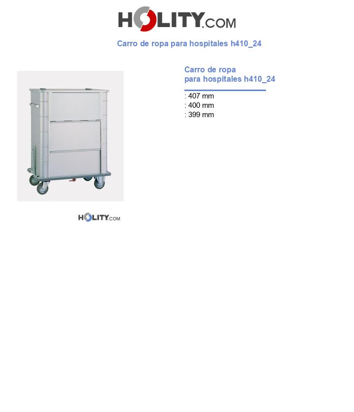 Carro de ropa para hospitales h410_24