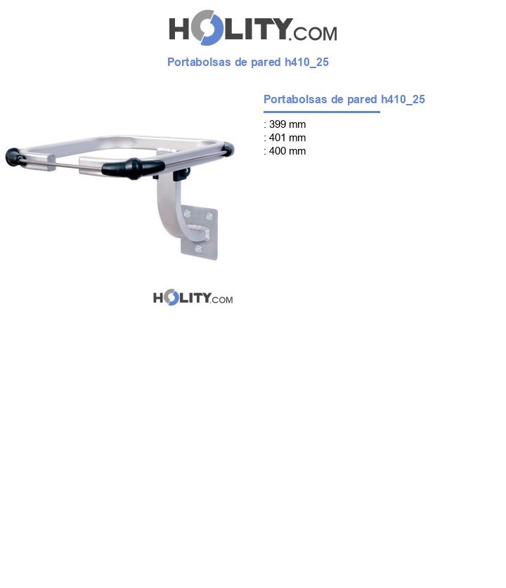 Portabolsas de pared h410_25