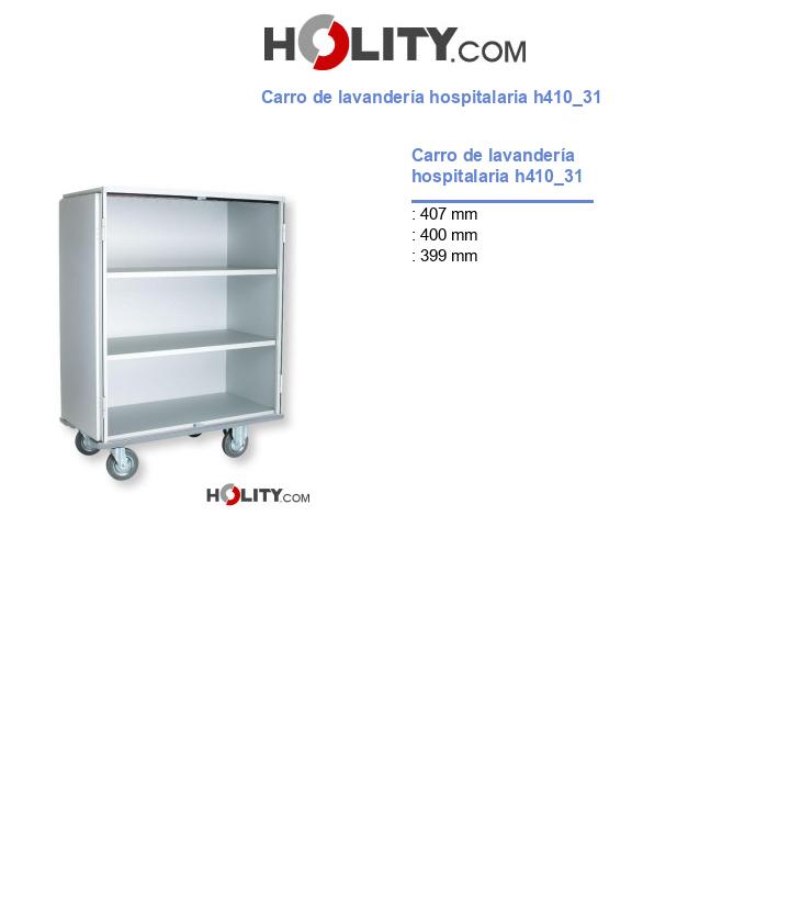 Carro de lavandería hospitalaria h410_31