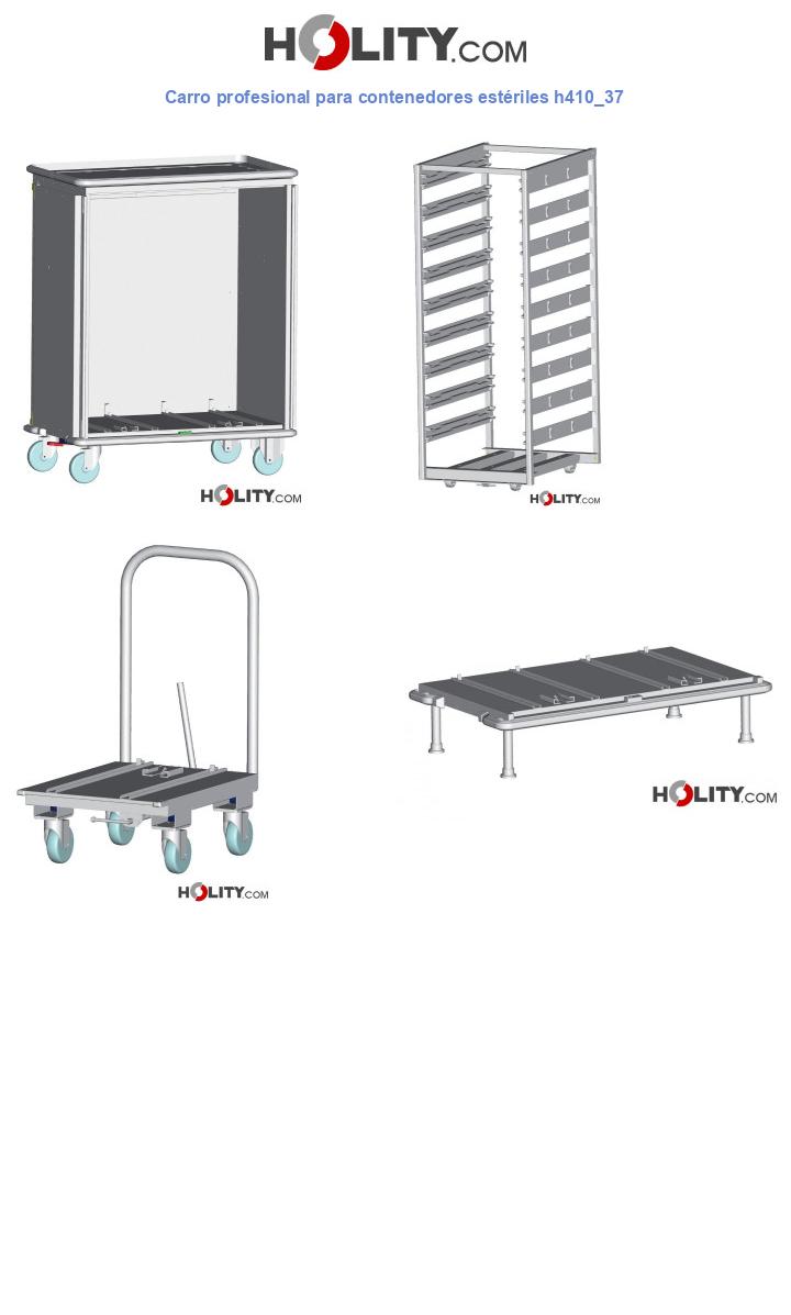 Carro profesional para contenedores estériles h410_37