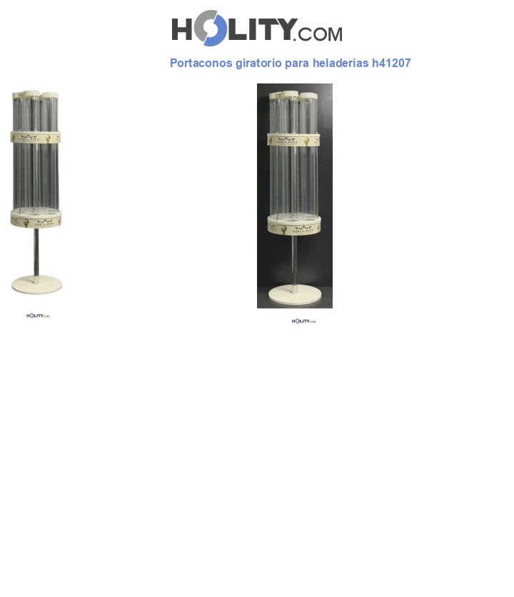 Portaconos giratorio para heladerías h41207