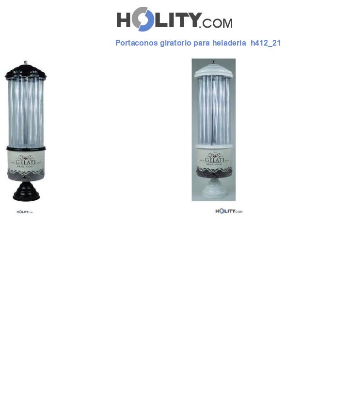 Portaconos giratorio para heladería  h412_21