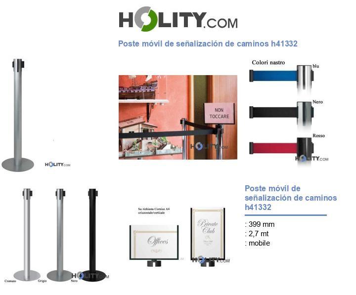 Poste móvil de señalización de caminos h41332