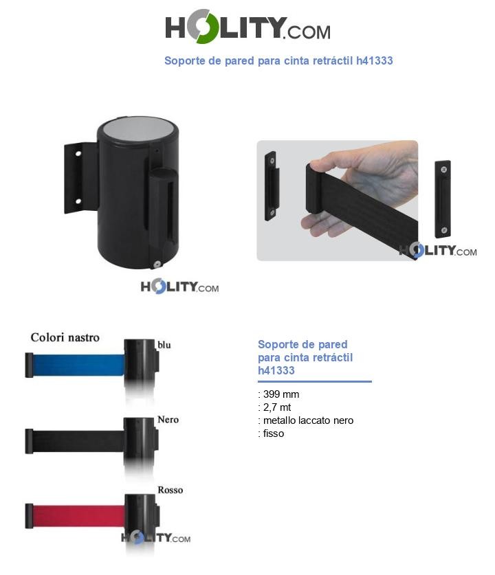 Soporte de pared para cinta retráctil h41333