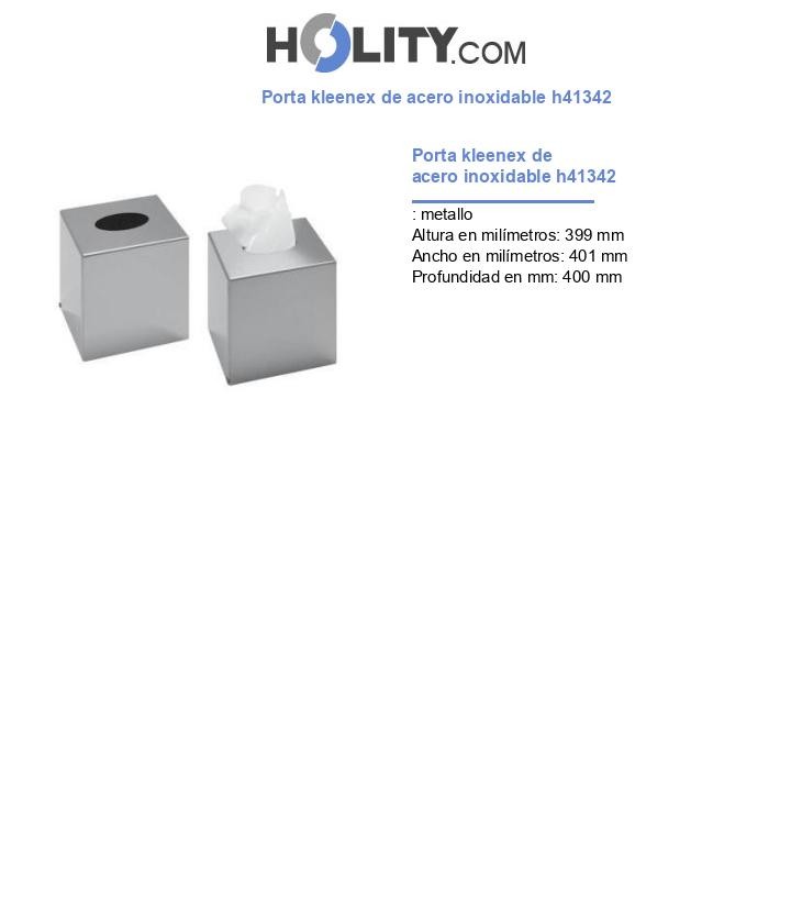 Porta kleenex de acero inoxidable h41342