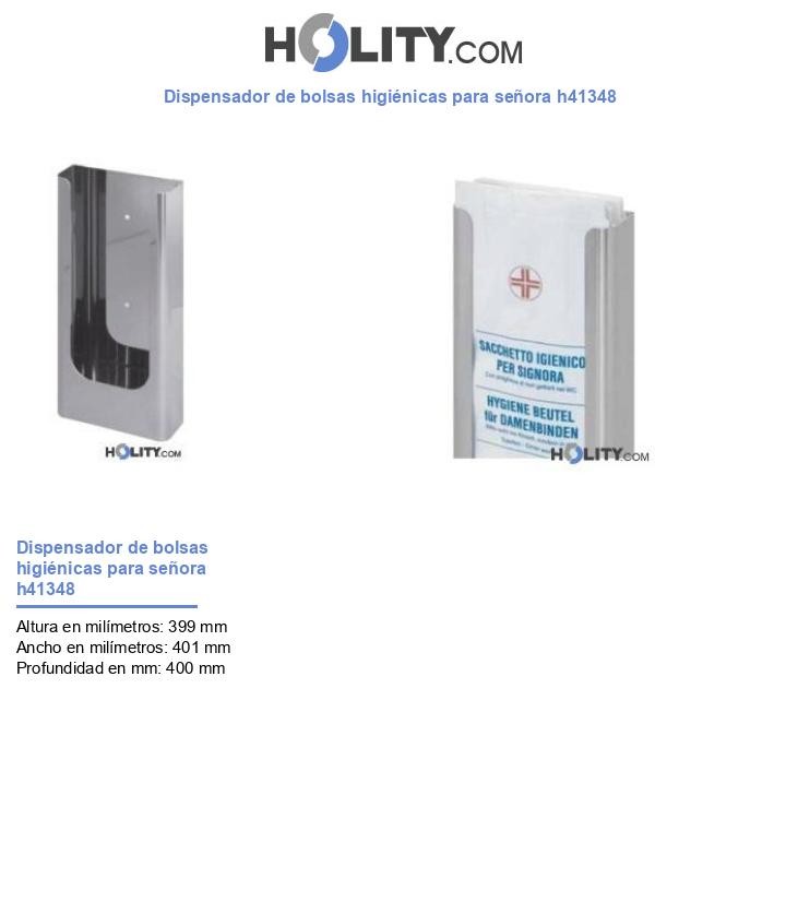 Dispensador de bolsas higiénicas para señora h41348