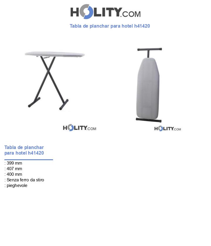 Tabla de planchar para hotel h41420
