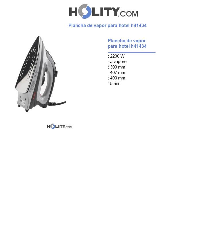 Plancha de vapor para hotel h41434