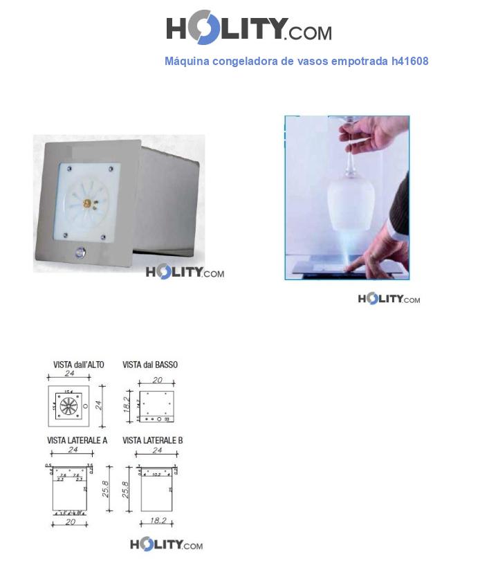 Máquina congeladora de vasos empotrada h41608