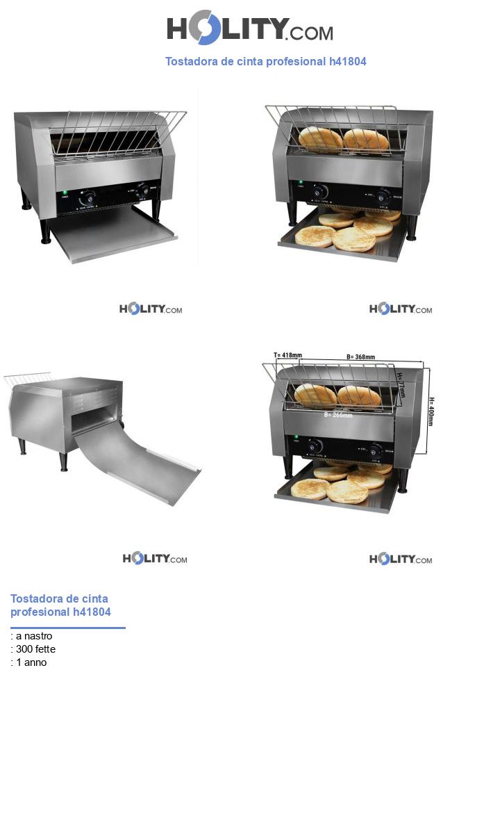 Tostadora de cinta profesional h41804