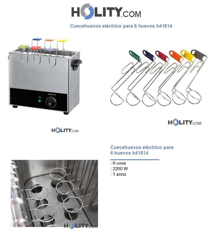 Cuecehuevos eléctrico para 6 huevos h41814