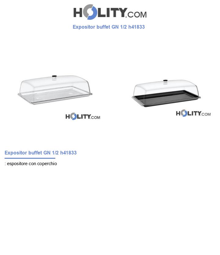 Expositor buffet GN 1/2 h41833