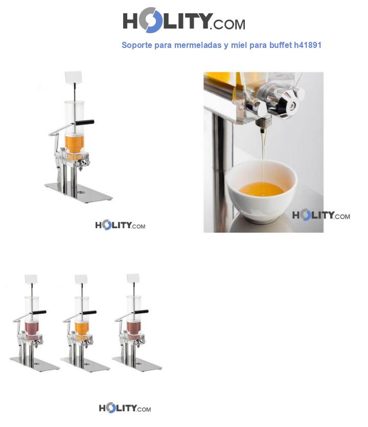 Soporte para mermeladas y miel para buffet h41891