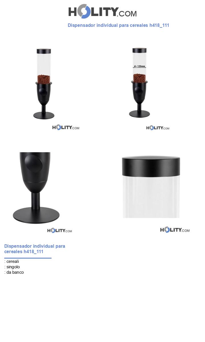 Dispensador individual para cereales h418_111