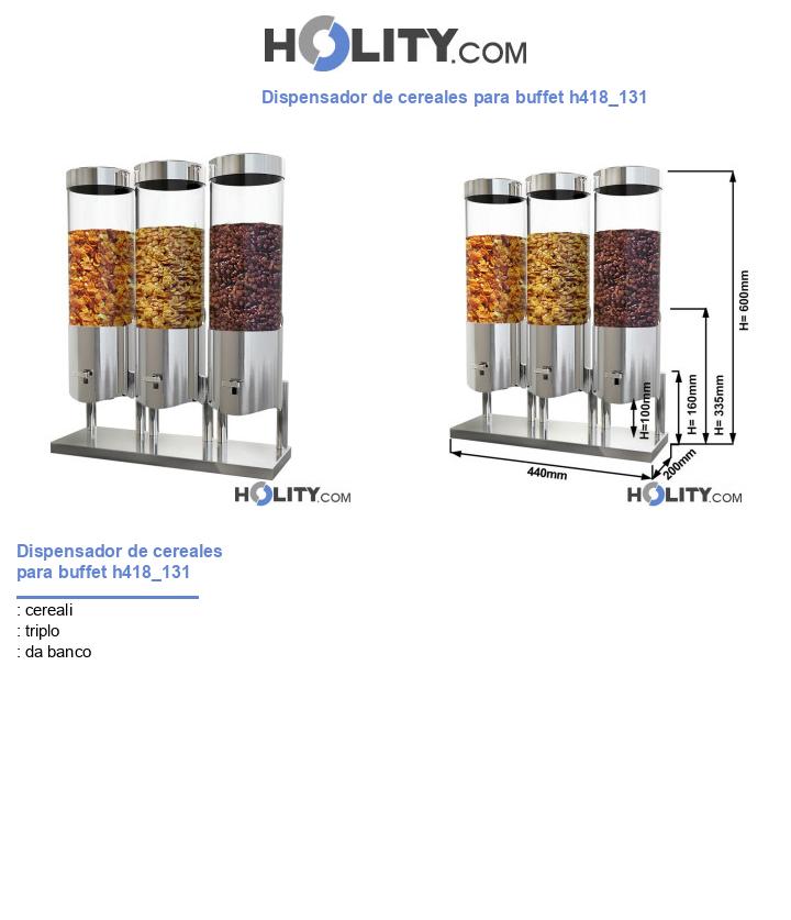 Dispensador de cereales para buffet h418_131