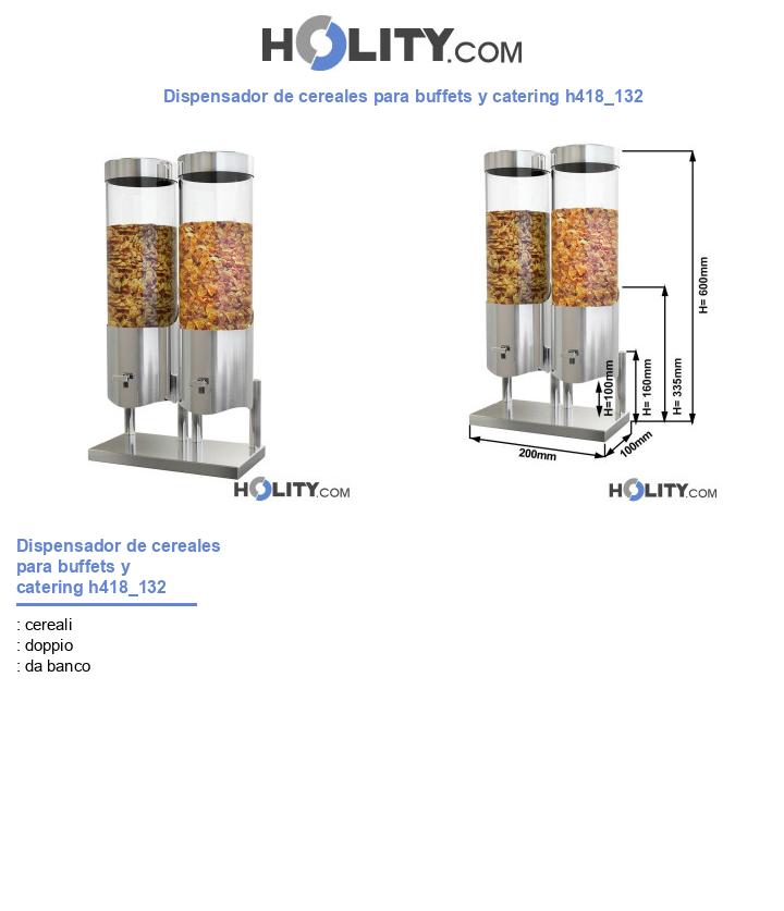 Dispensador de cereales para buffets y catering h418_132