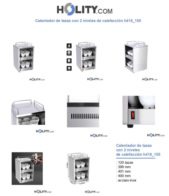 Calentador de tazas con 2 niveles de calefacción h418_155