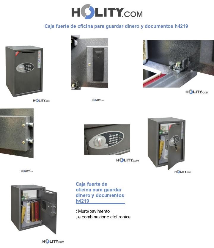 Caja fuerte de oficina para guardar dinero y documentos h4219