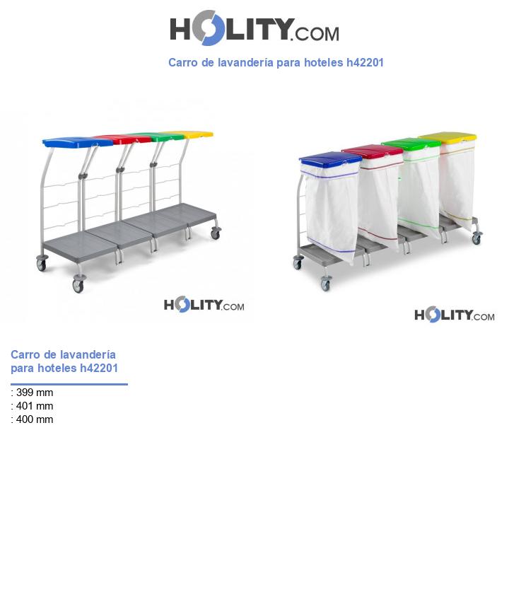 Carro de lavandería para hoteles h42201