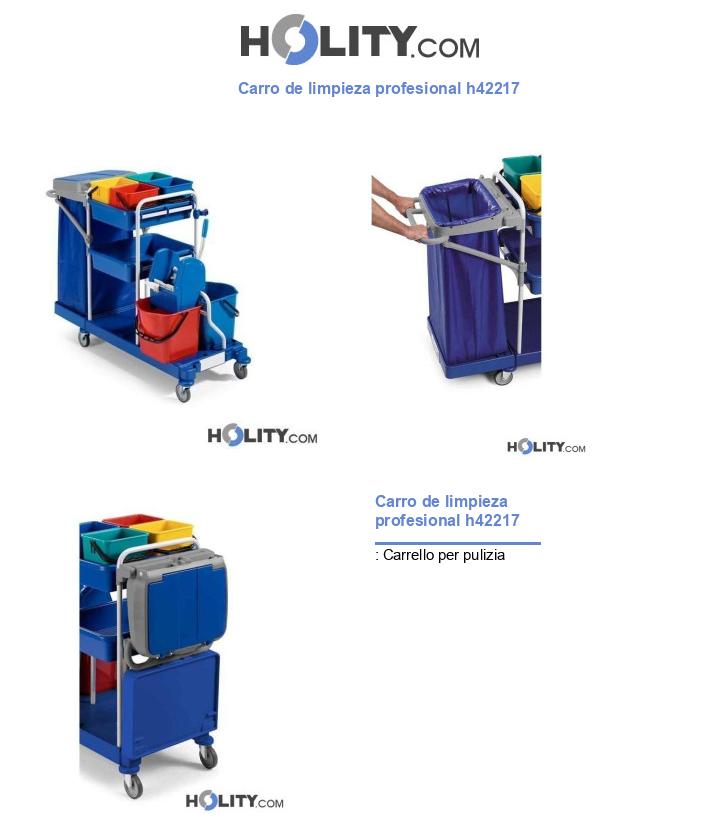 Carro de limpieza profesional h42217