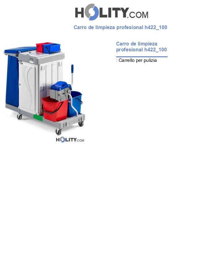 Carro de limpieza profesional h422_100