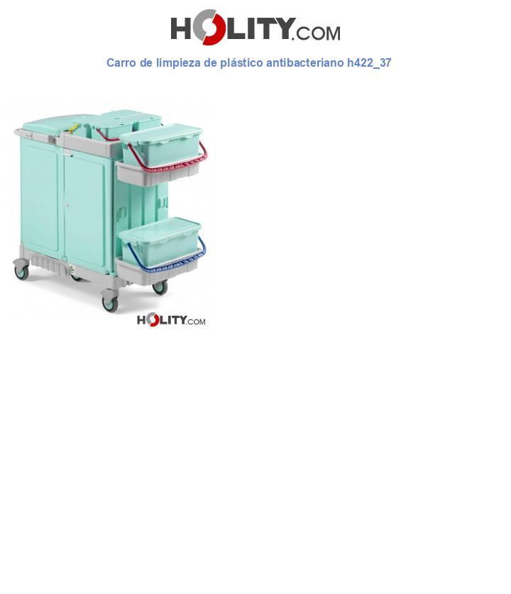 Carro de limpieza de plástico antibacteriano h422_37