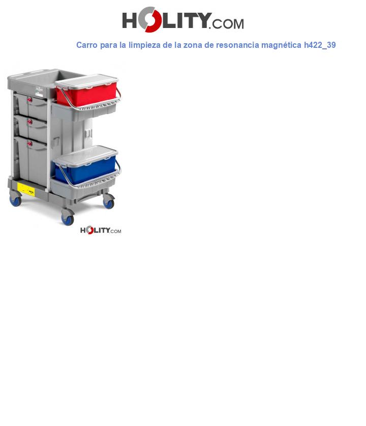 Carro para la limpieza de la zona de resonancia magnética h422_39
