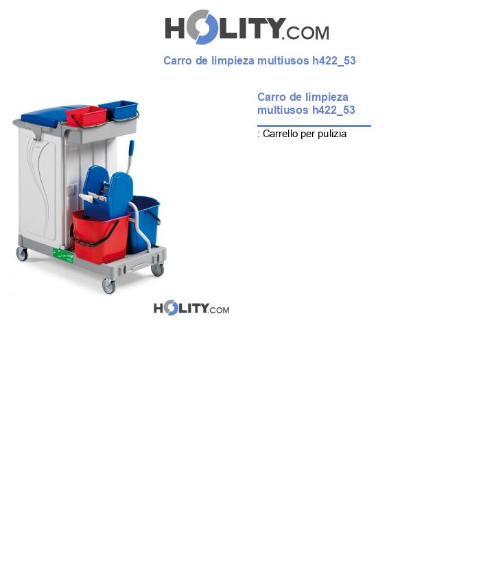 Carro de limpieza multiusos h422_53