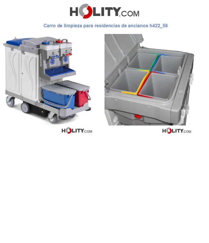 Carro de limpieza para residencias de ancianos h422_58