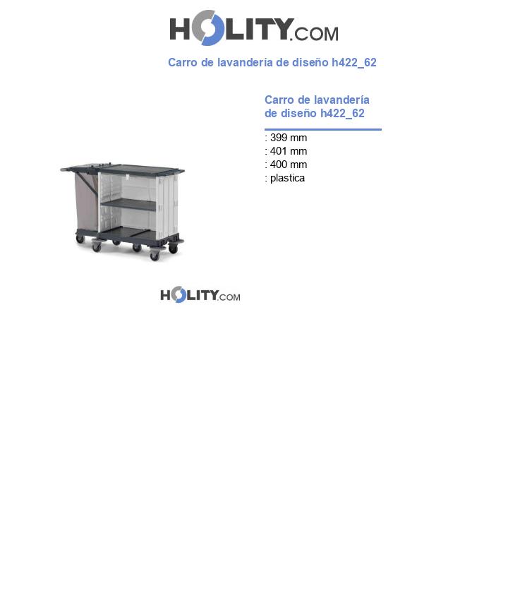 Carro de lavandería de diseño h422_62