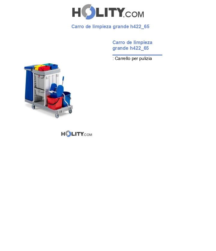 Carro de limpieza grande h422_65