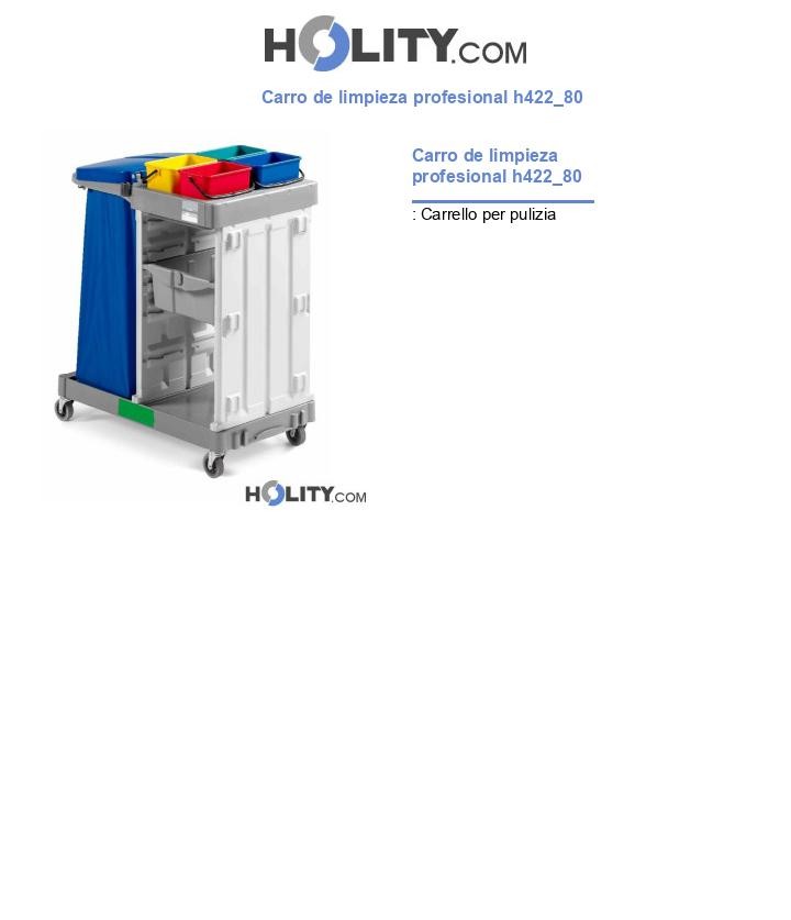 Carro de limpieza profesional h422_80