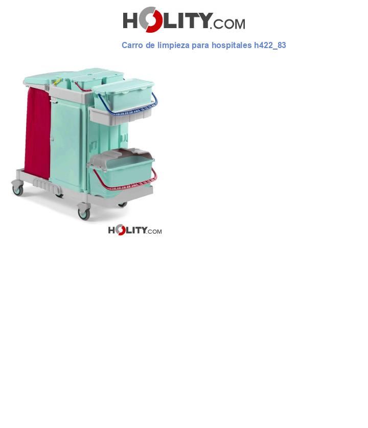 Carro de limpieza para hospitales h422_83