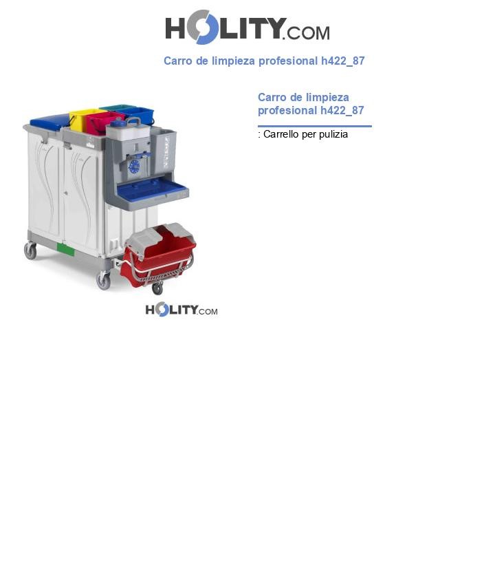 Carro de limpieza profesional h422_87