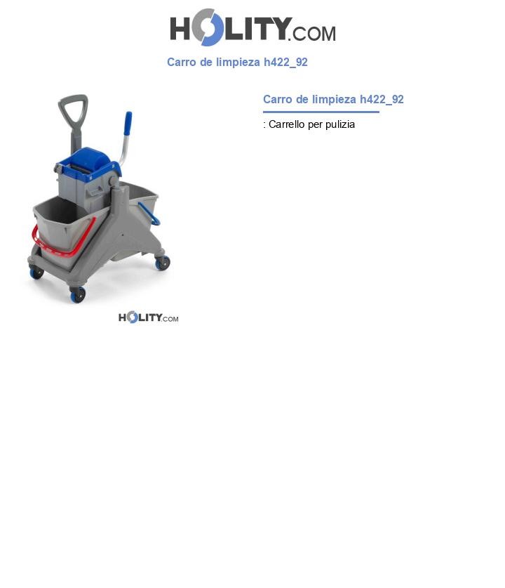 Carro de limpieza h422_92