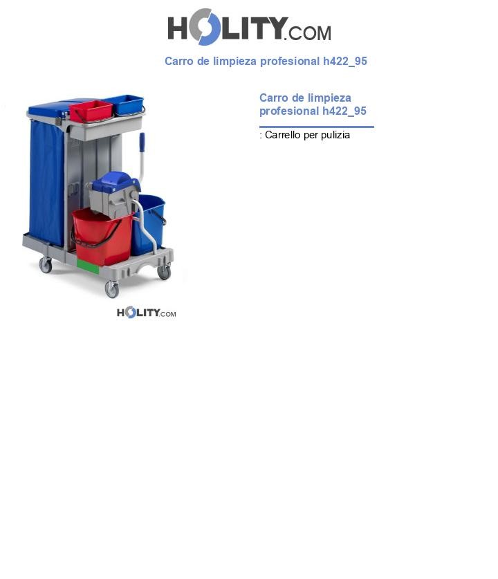 Carro de limpieza profesional h422_95