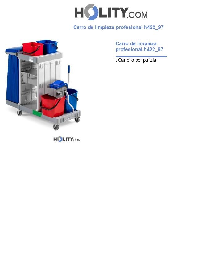 Carro de limpieza profesional h422_97