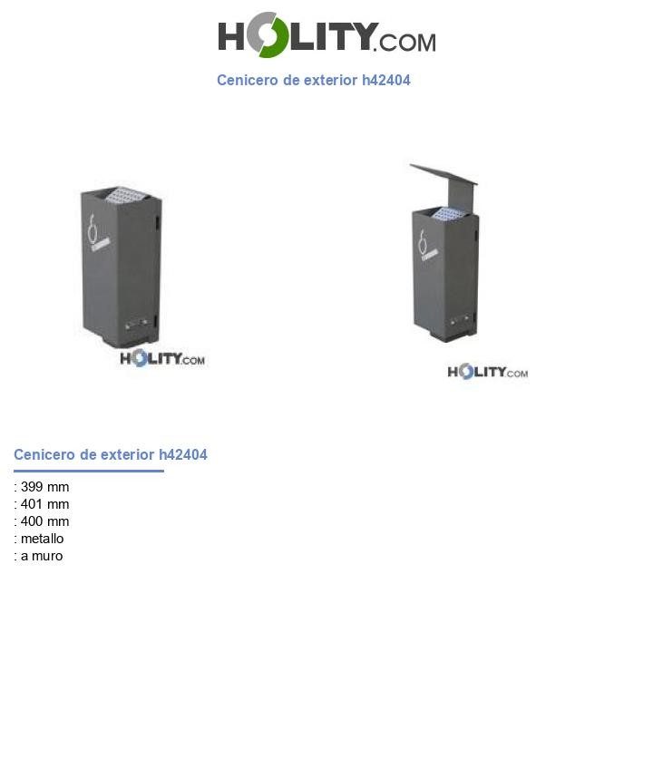 Cenicero de exterior h42404
