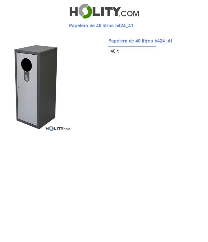 Papelera de 40 litros h424_41
