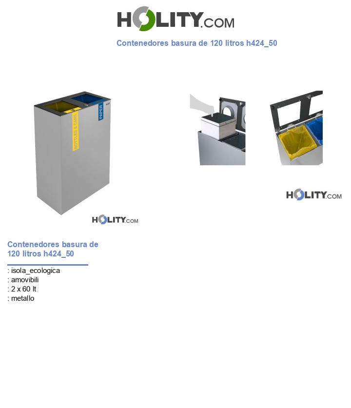 Contenedores basura de 120 litros h424_50