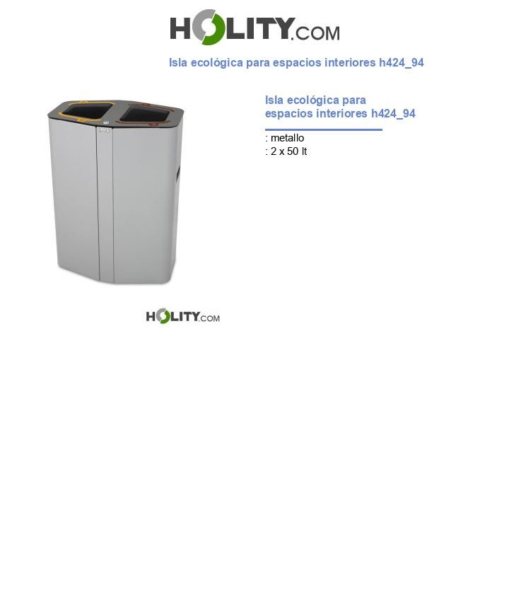 Isla ecológica para espacios interiores h424_94